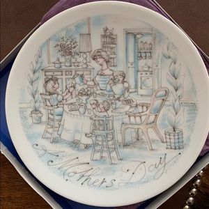 MOTHER’S DAY  Haviland Ltd Edition Plates “Breakfast”